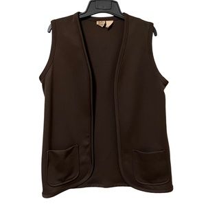 Vintage 70's Brown Ko Ko Knits Vest